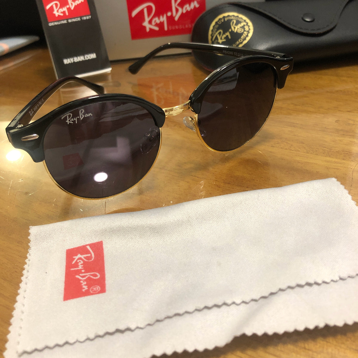sunglasses polarized ray-ban RB4246 Clubround