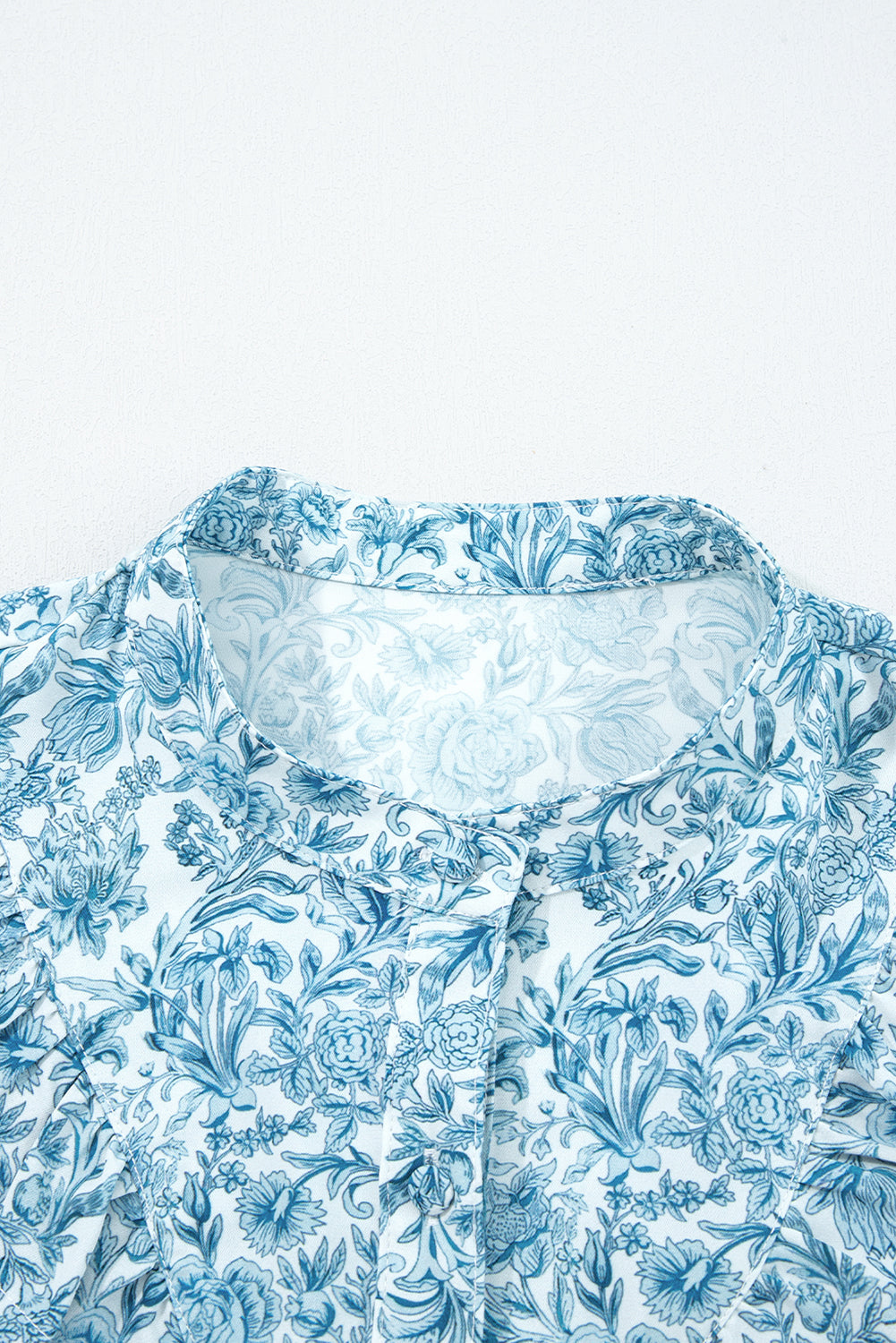 All Over Floral Puff Sleeve Shirt