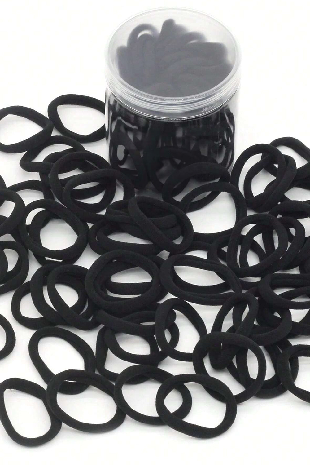 50pcs/box Solid Simple High Elastic Hair Ties
