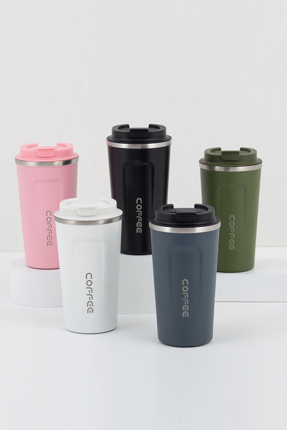 510ml Stainless Steel Insulated Reusable Travel Coffee Cup