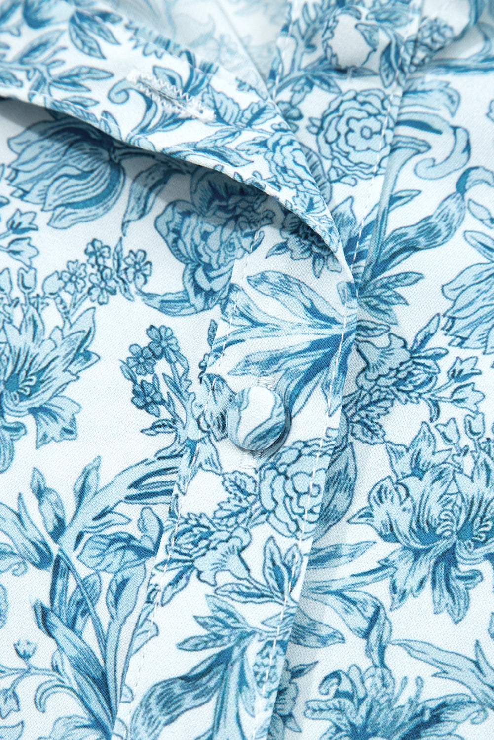 All Over Floral Puff Sleeve Shirt