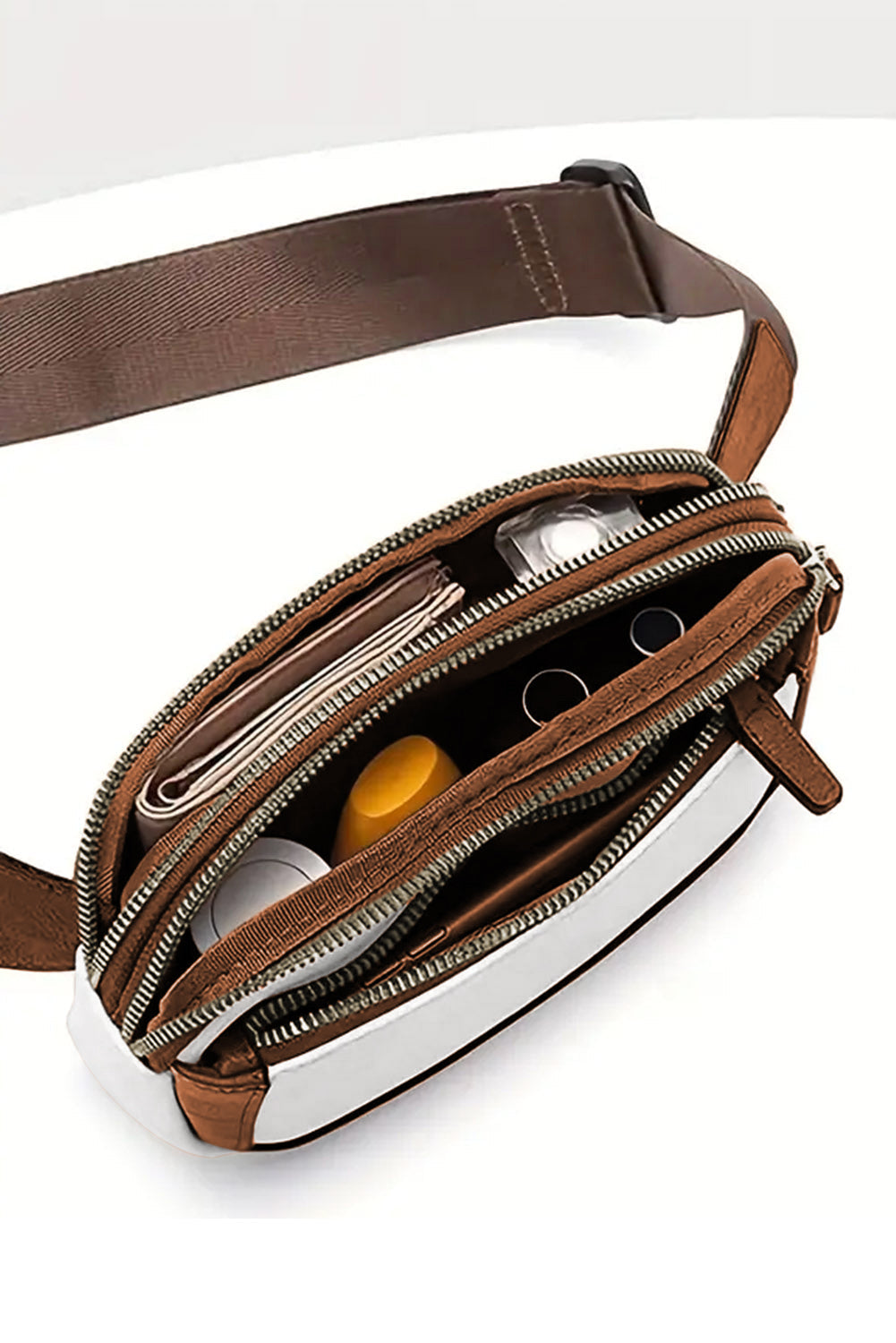 Adjustable Strap Mini PU Leather Crossbody Bag
