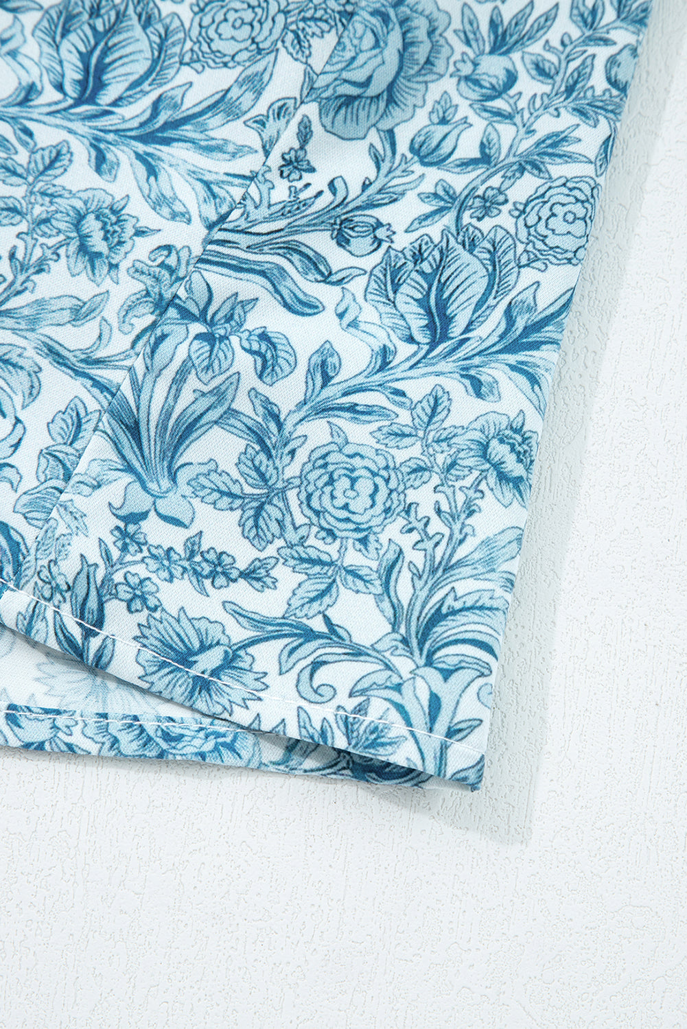 All Over Floral Puff Sleeve Shirt