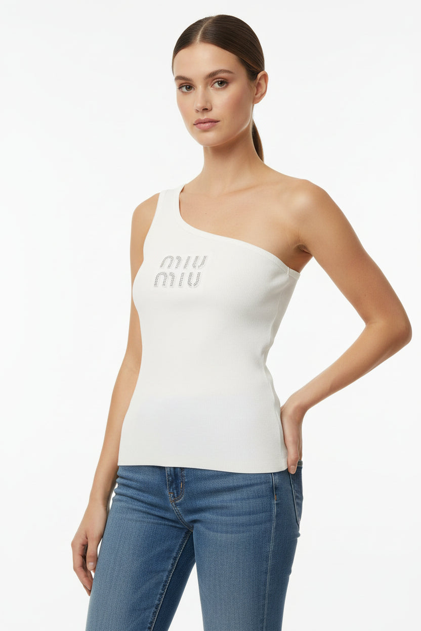 Miu Miu one-shoulder top