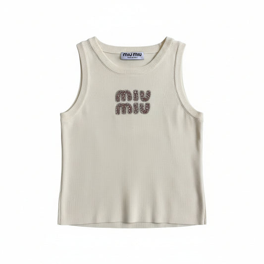 Women's luxury knit tank top