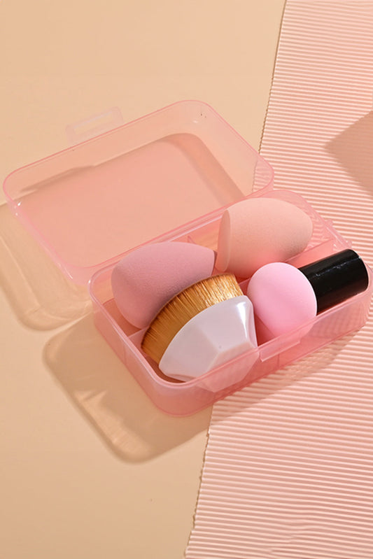 3 Makeup Sponge and Foundation Brush Set