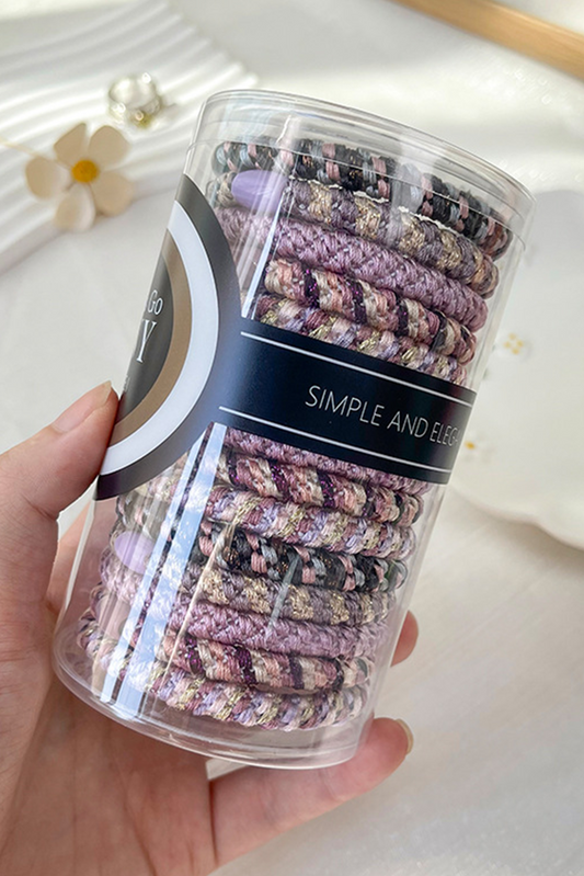 15 pcs/box Elastic Braided Hair Tie