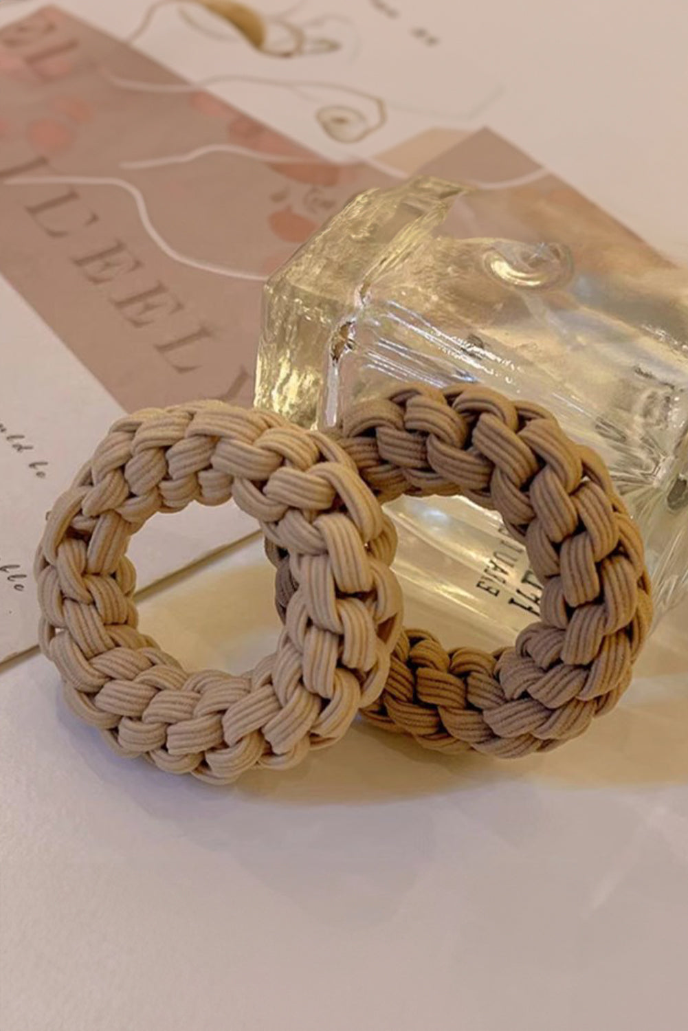 5 Piece Thick Braided Hair Tie Set