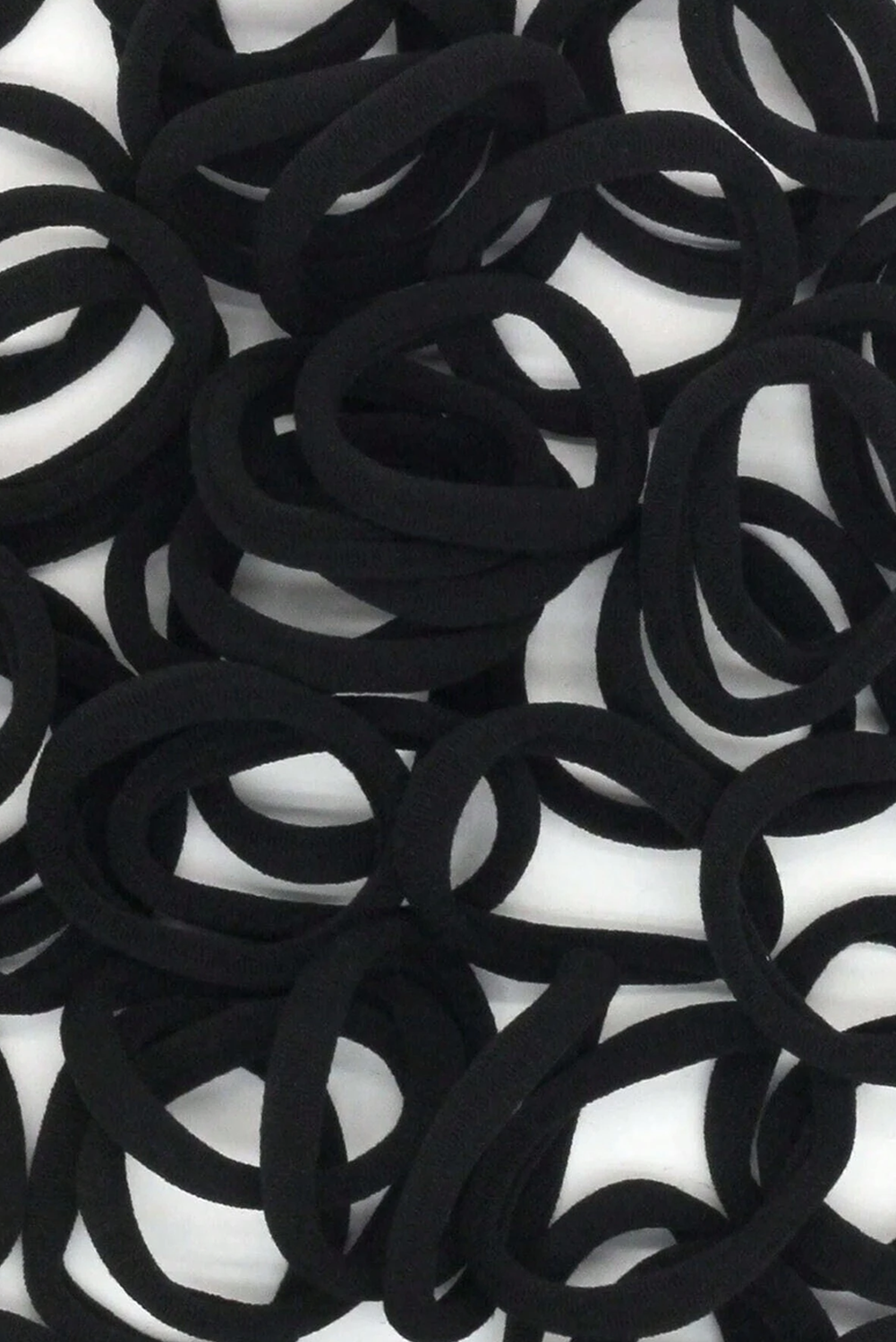 50pcs/box Solid Simple High Elastic Hair Ties